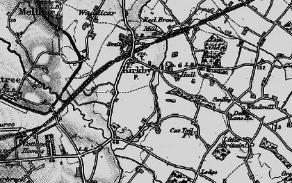 Old map of Westvale in 1896