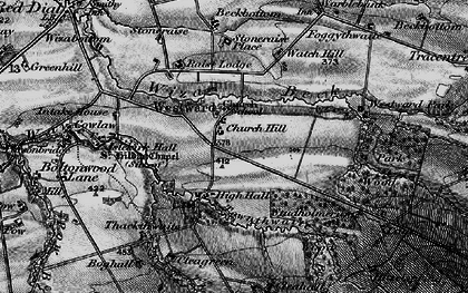 Old map of Westward in 1897