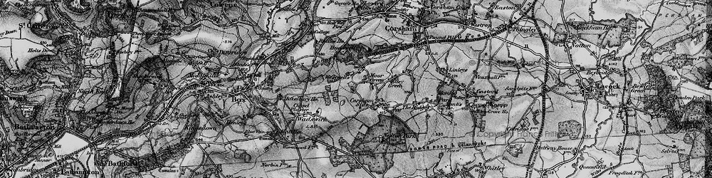 Old map of Westwells in 1898