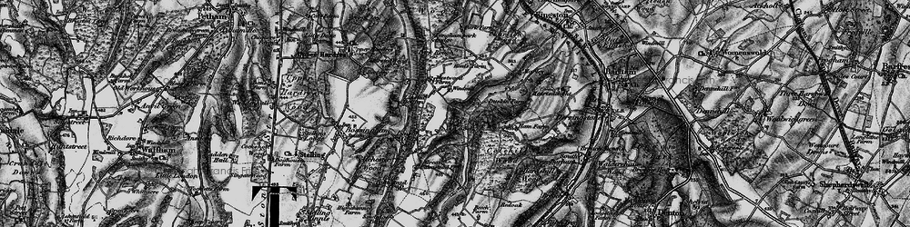 Old map of Westwood in 1895