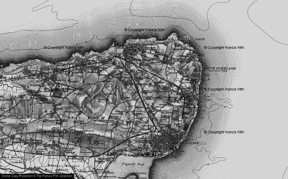 Old Map of Westwood, 1895 in 1895