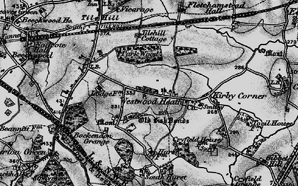 Old map of Westwood Heath in 1899