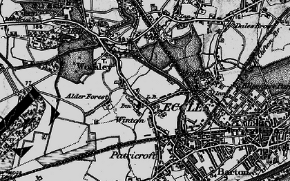 Old map of Westwood Park in 1896