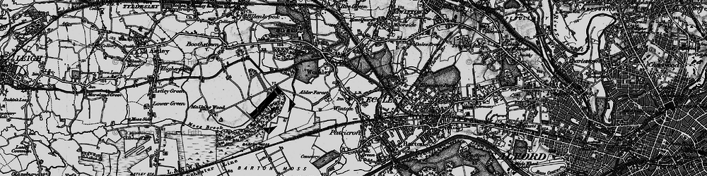 Old map of Westwood Park in 1896