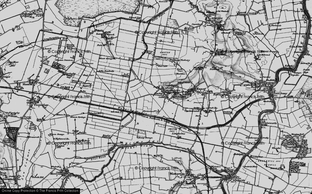 Old Map of Westwoodside, 1895 in 1895