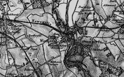 Old map of Wetheral in 1897