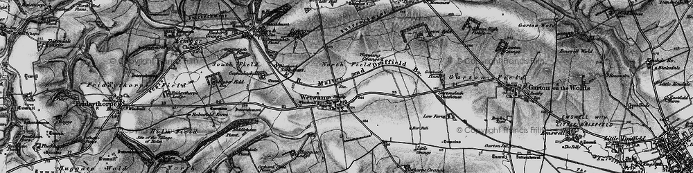 Old map of Wetwang Grange in 1898