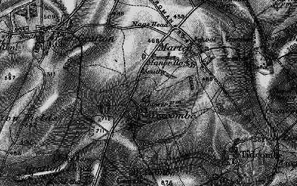 Old map of Wexcombe in 1898