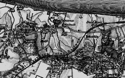 Old map of Weybourne in 1899