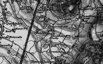 Old map of Whaddon in 1896