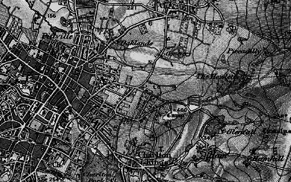 Old map of Whaddon in 1896