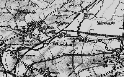 Old map of Whaddon in 1898