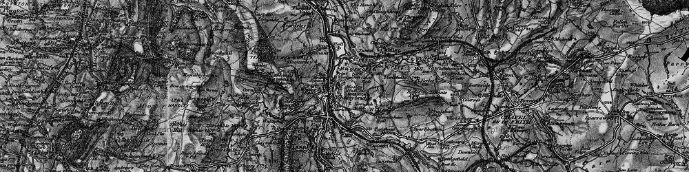 Old map of Whaley Bridge in 1896