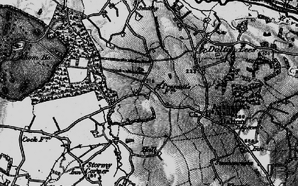 Old map of Whalleys in 1896