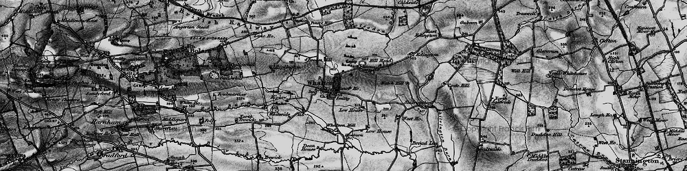 Old map of Broom Hill in 1897