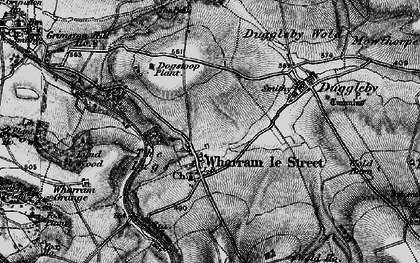 Old map of Wharram le Street in 1898