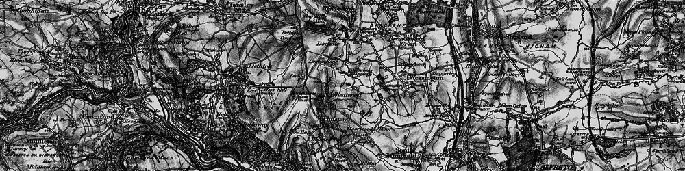 Old map of Lindway Springs in 1896