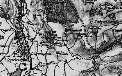 Old map of Lightgreen Coppice in 1899