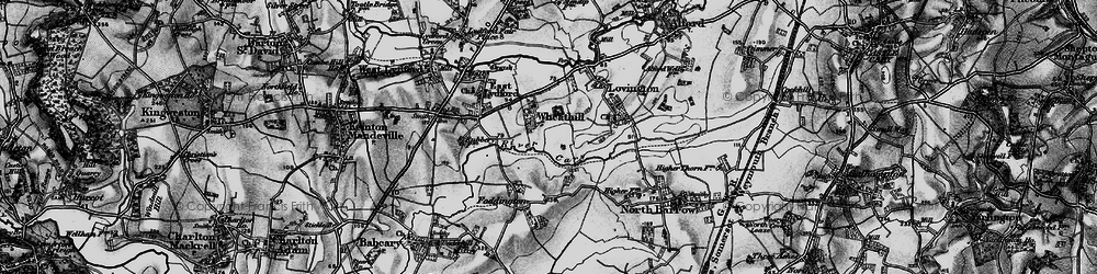 Old map of Wheathill in 1898