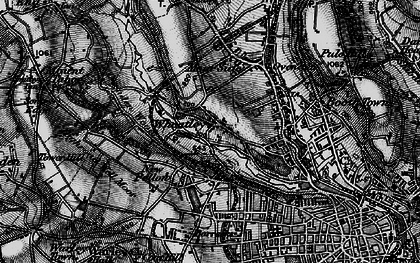 Old map of Wheatley in 1896