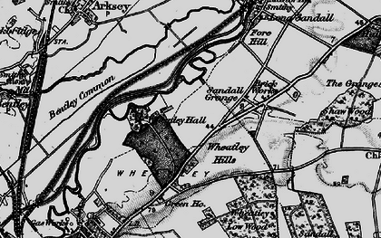 Old map of Wheatley Park in 1895