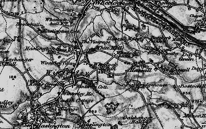 Old map of Wheelock Heath in 1897