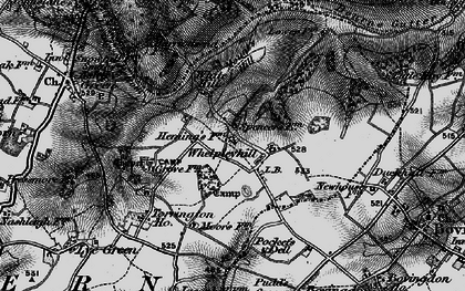 Old map of Ashlyn's Hall in 1896
