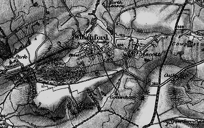 Old map of Yerdley Coppice in 1896