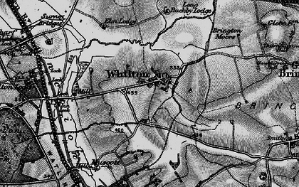 Old map of Whilton in 1898