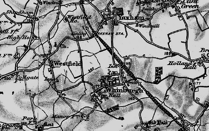 Old map of Whinburgh in 1898