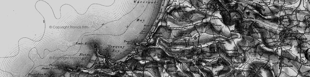 Old map of Whipsiderry in 1895