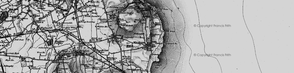 Old map of Whitburn in 1898