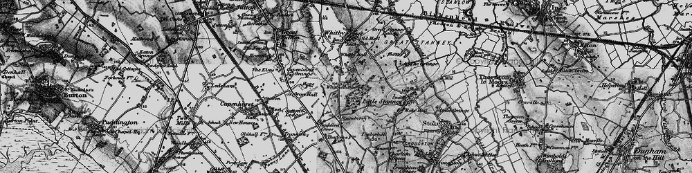 Old map of Whitbyheath in 1896
