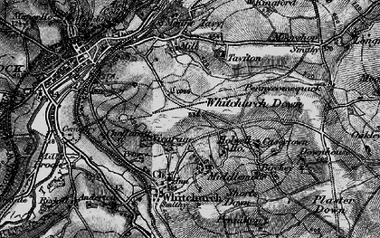 Old map of Whitchurch in 1896