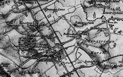 Old map of Whitchurch in 1898