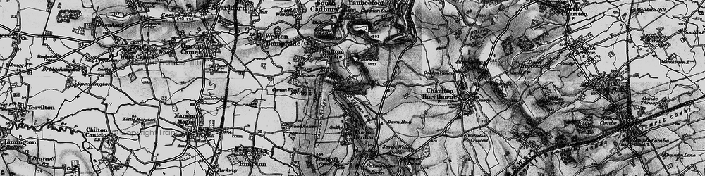 Old map of Whitcombe in 1898