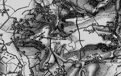 Old map of Burledge Hill in 1898