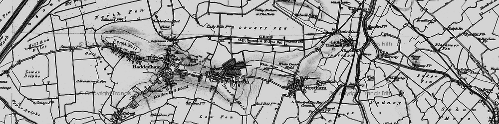 Old map of White Cross Hill in 1898