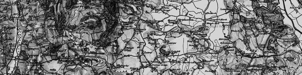 Old map of White End in 1898