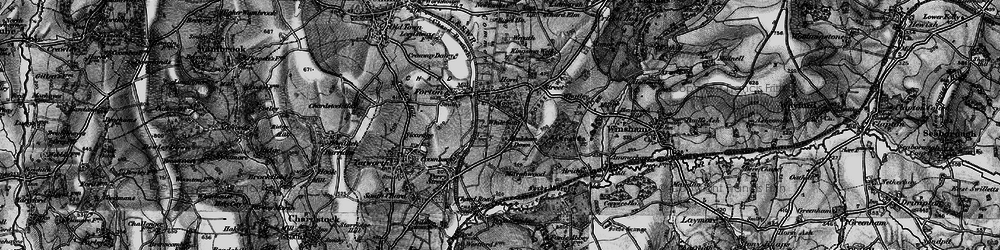 Old map of White Gate in 1898