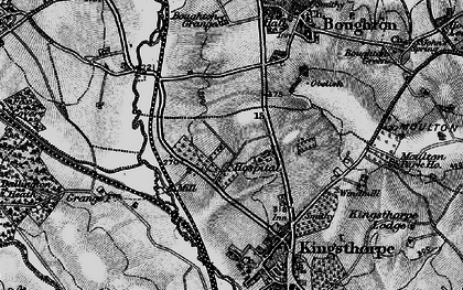 Old map of Boughton Grange in 1898
