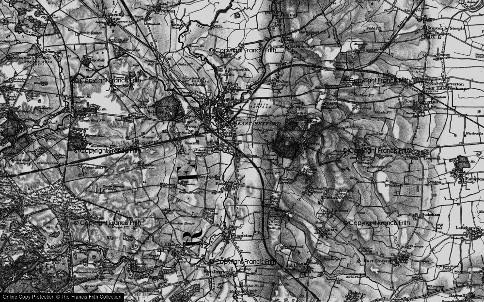 Old Map of White Houses, 1899 in 1899