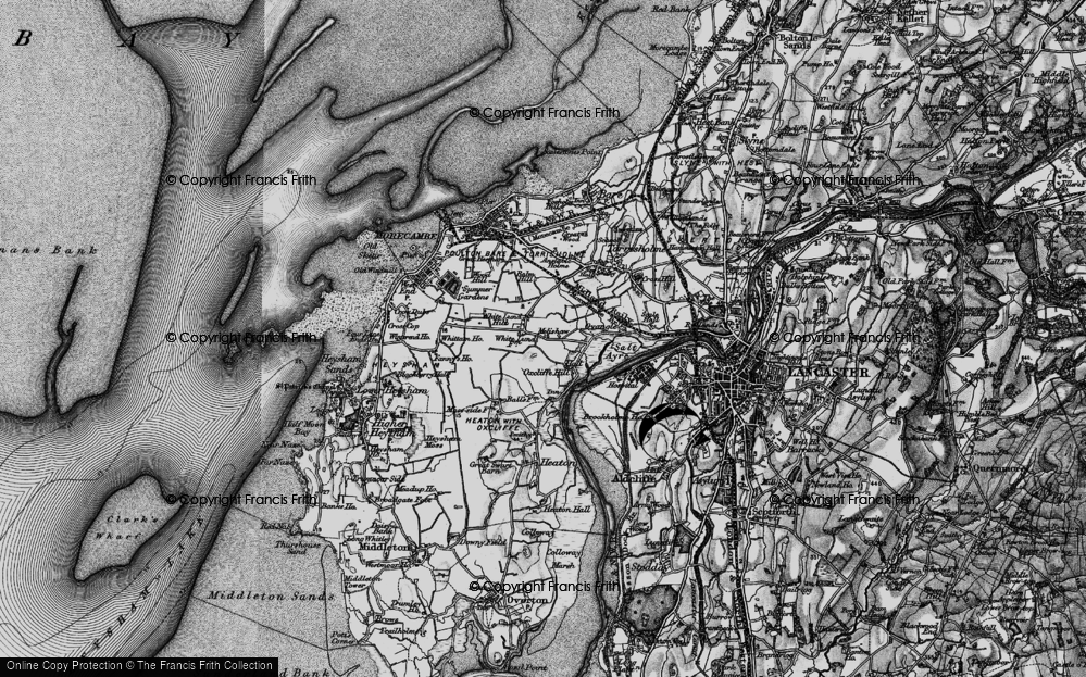 Old Map of White Lund, 1898 in 1898