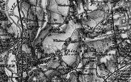 Old map of White Moor in 1895