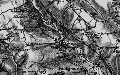 Old map of White Notley in 1896