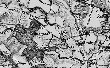 Old map of White Pit in 1899