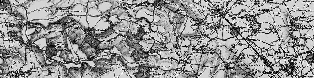 Old map of White Pit in 1899