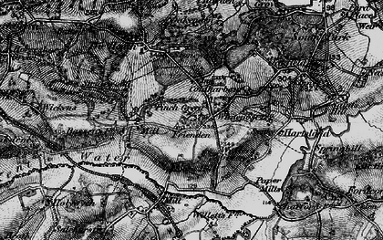 Old map of Bassetts in 1895