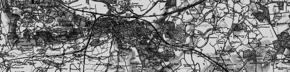 Old map of Whiteknights in 1895
