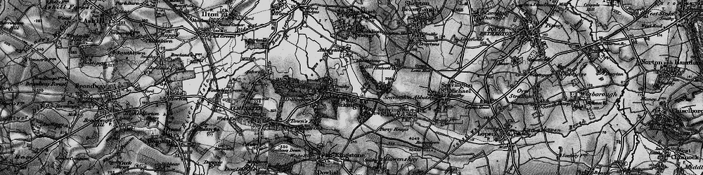 Old map of Whitelackington in 1898